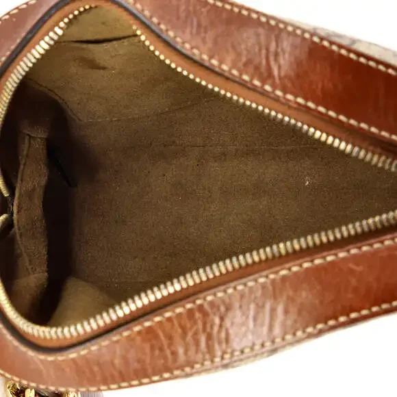 Gucci Chain Crossbody Bag Gg Coated #220278G12B - Picture 5 of 7